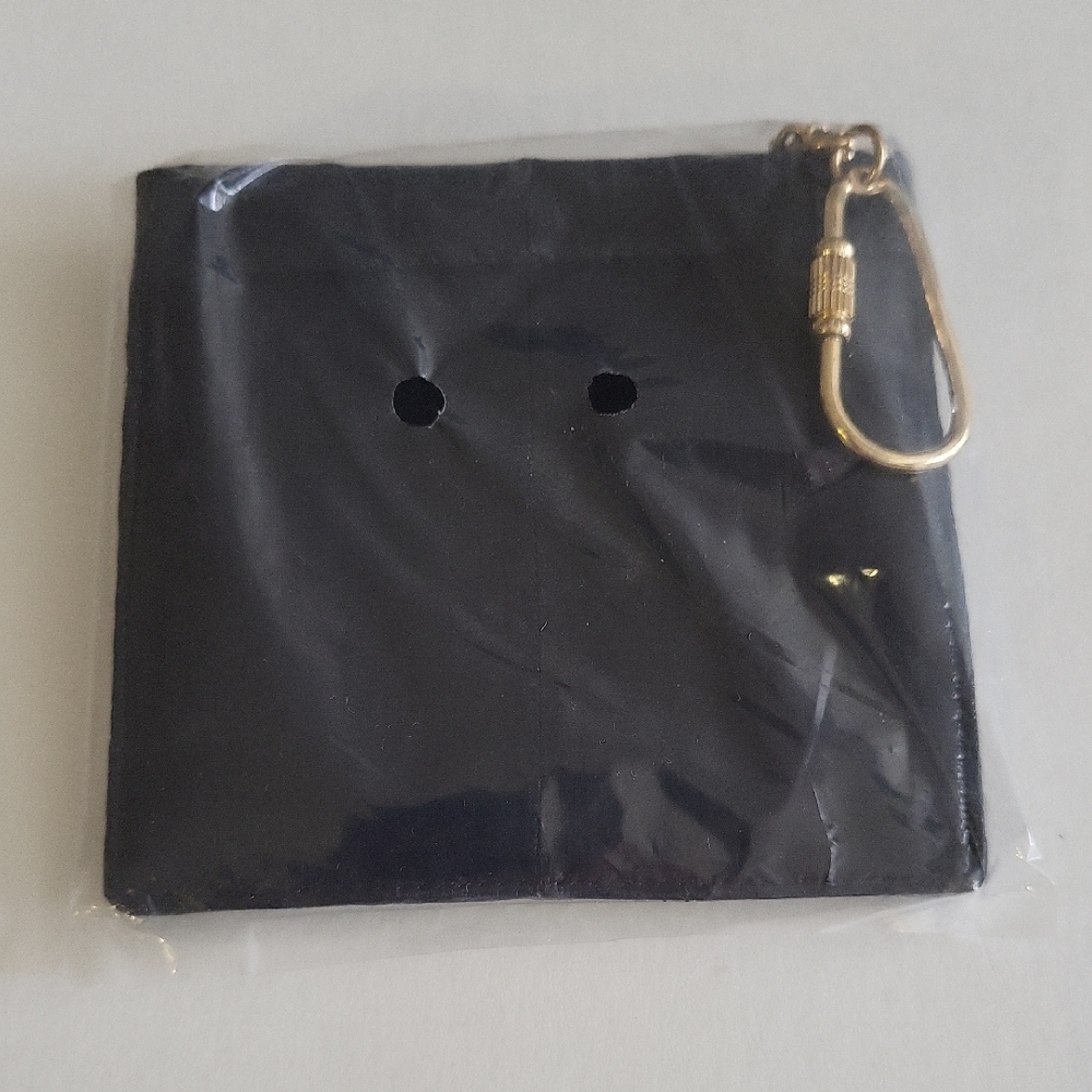 Black Keychain Pouch. Vintage EL SKIN.